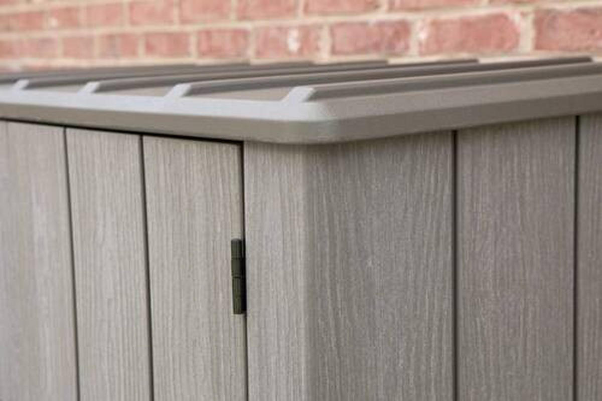 GERÄTESCHRANK 136/172/70 cm  - Naturfarben/Grau, Basics, Kunststoff (136/172/70cm)
