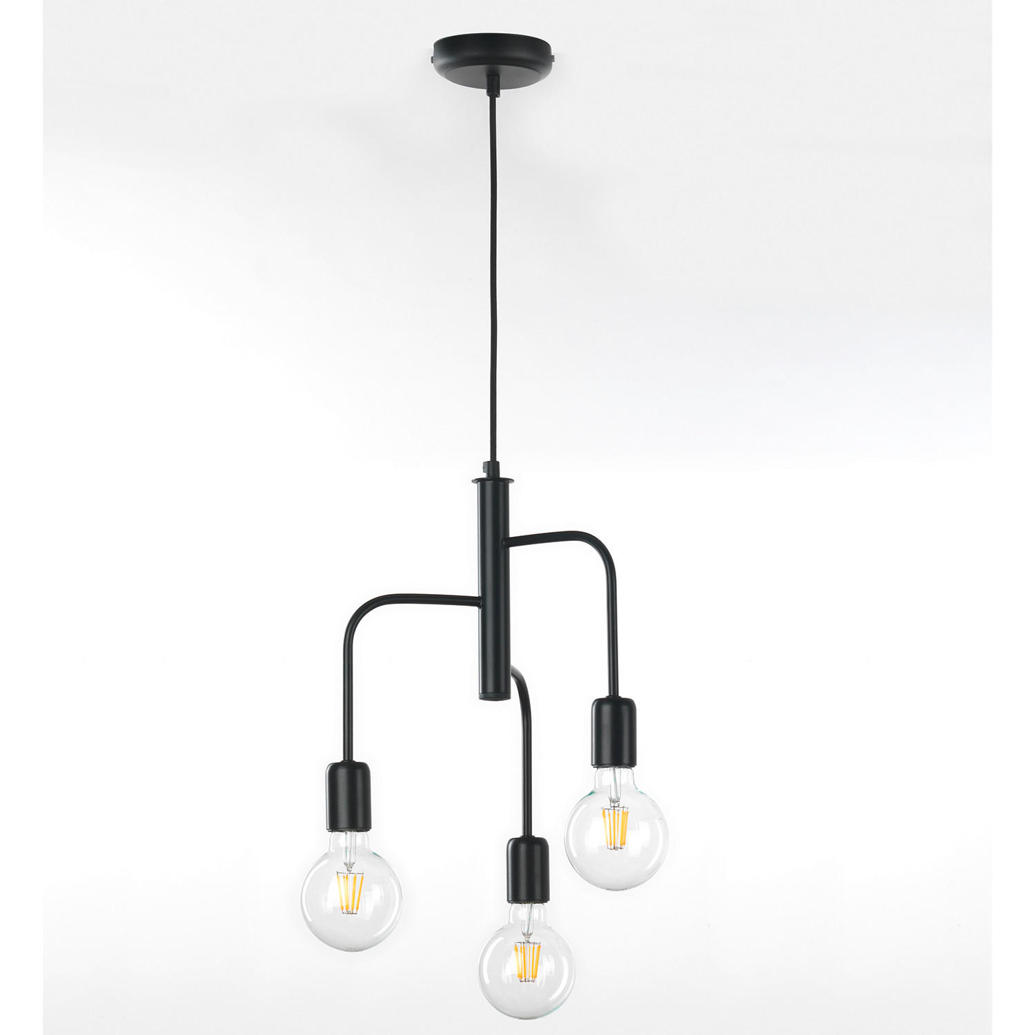 XXXL ZÁVĚSNÉ SVÍTIDLO, E27/22 W, 40/140 cm
