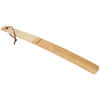 SCHUHLÖFFEL - Ecru, Basics, Holz/Textil (38/3,8/1,25cm) - Homeware
