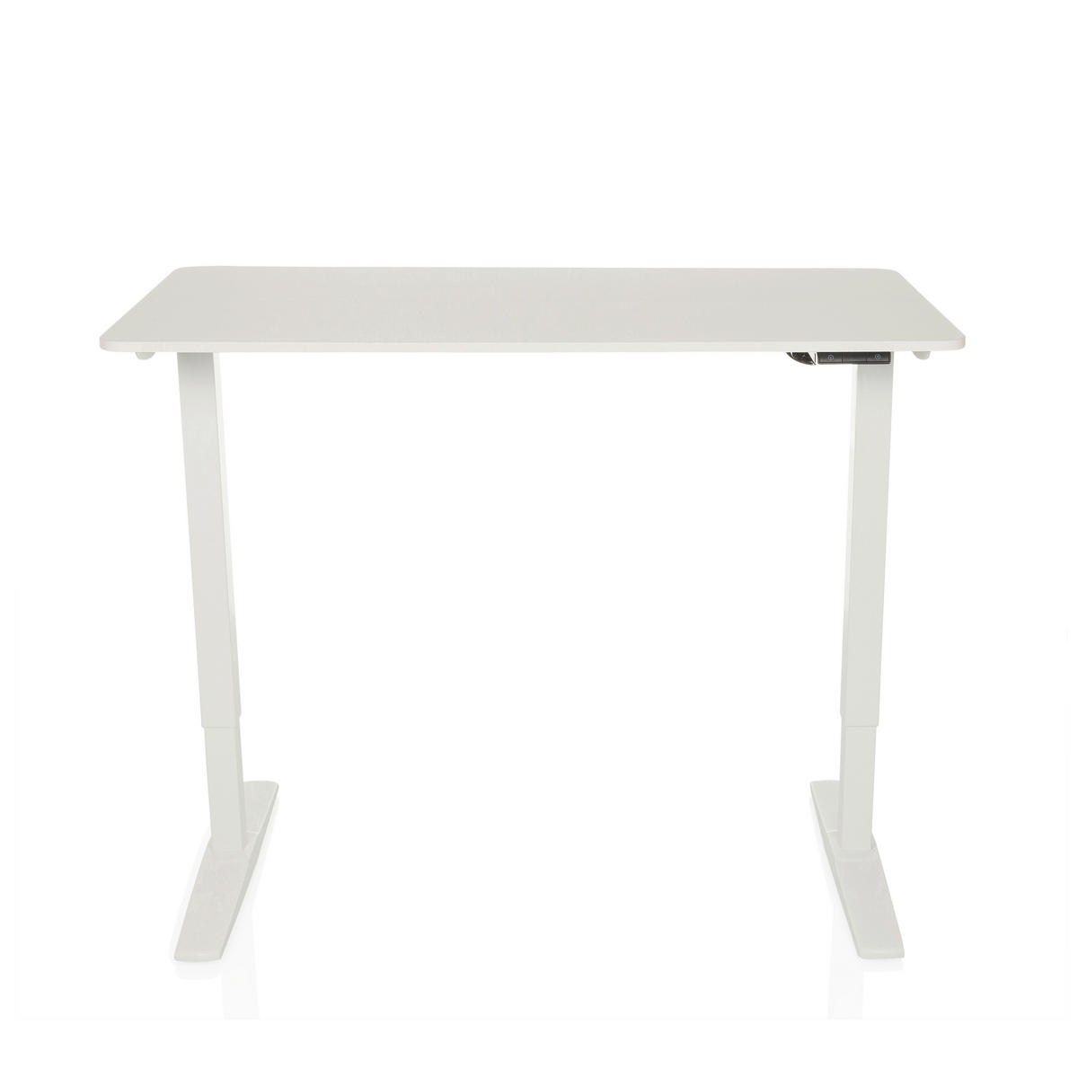 SCHREIBTISCH höhenverstellbar  - Weiß, MODERN, Holzwerkstoff (120/60/75 - 120cm) - MID.YOU