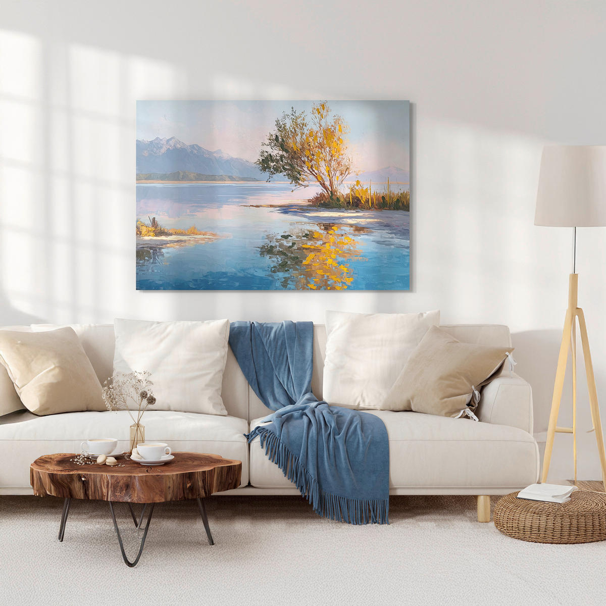 LEINWANDBILD Landschaft & Natur 70/100 cm  - Multicolor, Basics, Holz/Textil (70/100cm)