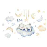 DEKORAČNÍ NÁLEPKA - vícebarevná, Basics, plast (25/35cm) - Euroart