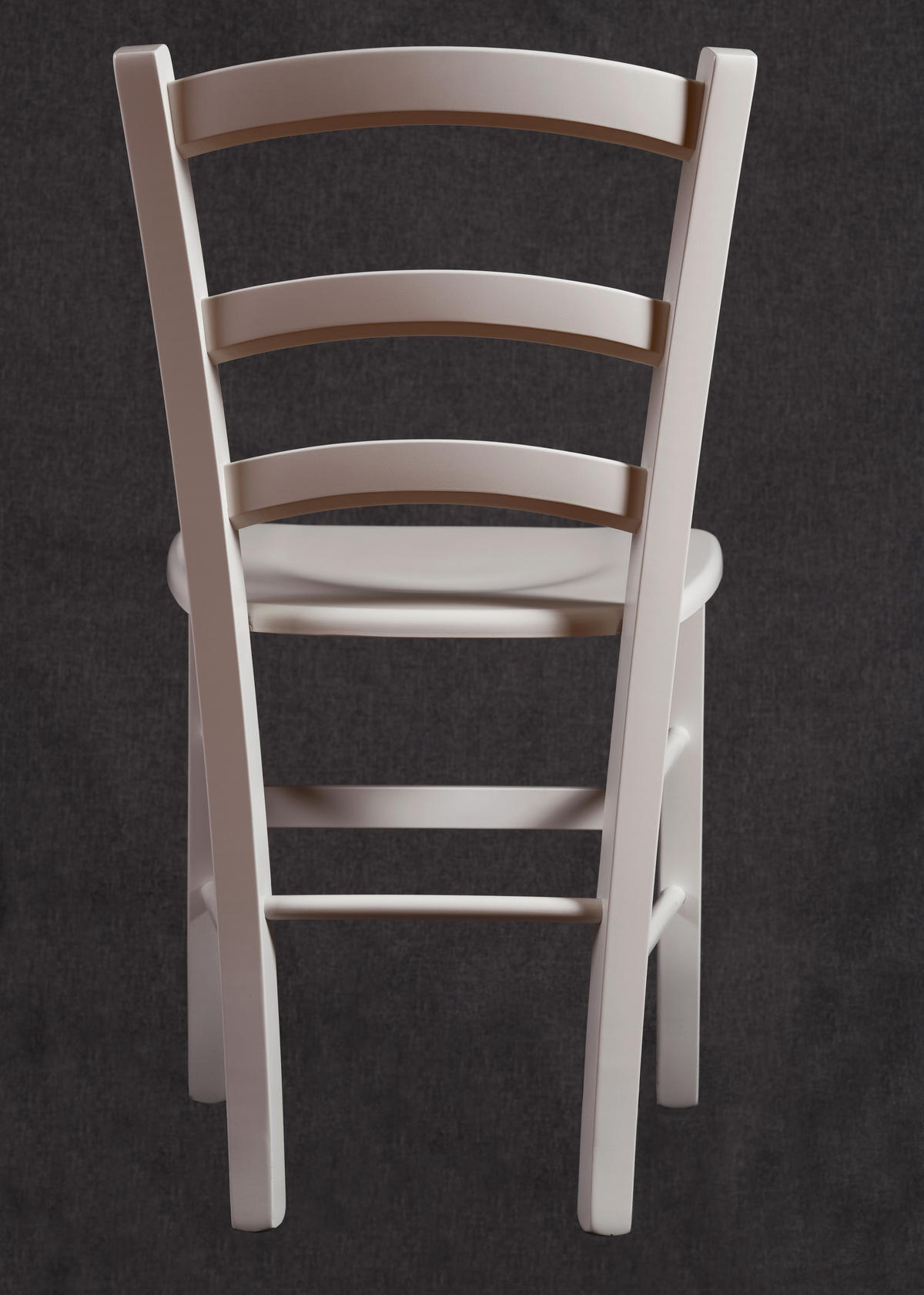 STOLICA  bijela  drvo      - bijela, Konvencionalno, drvo (43,5/86,5/49cm)