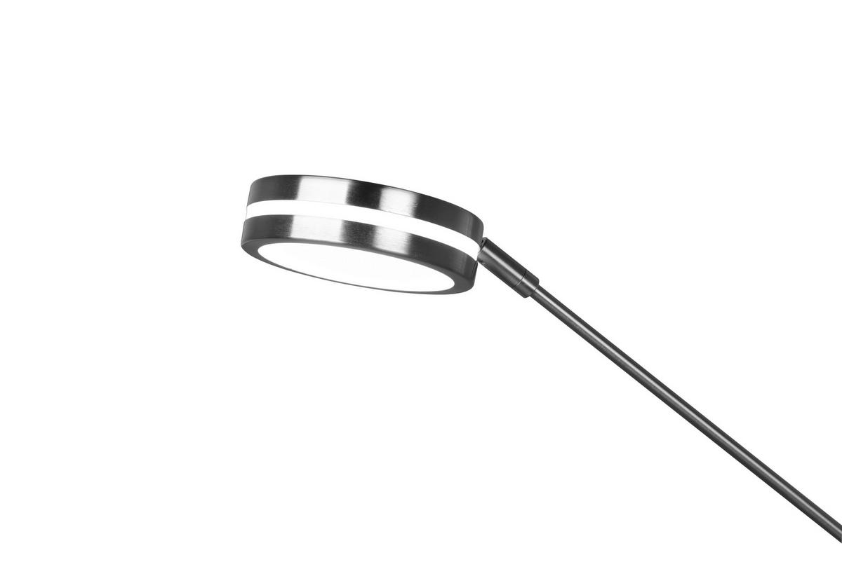 LED-STEHLEUCHTE - Nickelfarben, Basics, Metall (35,2/181cm) - Trio Leuchten