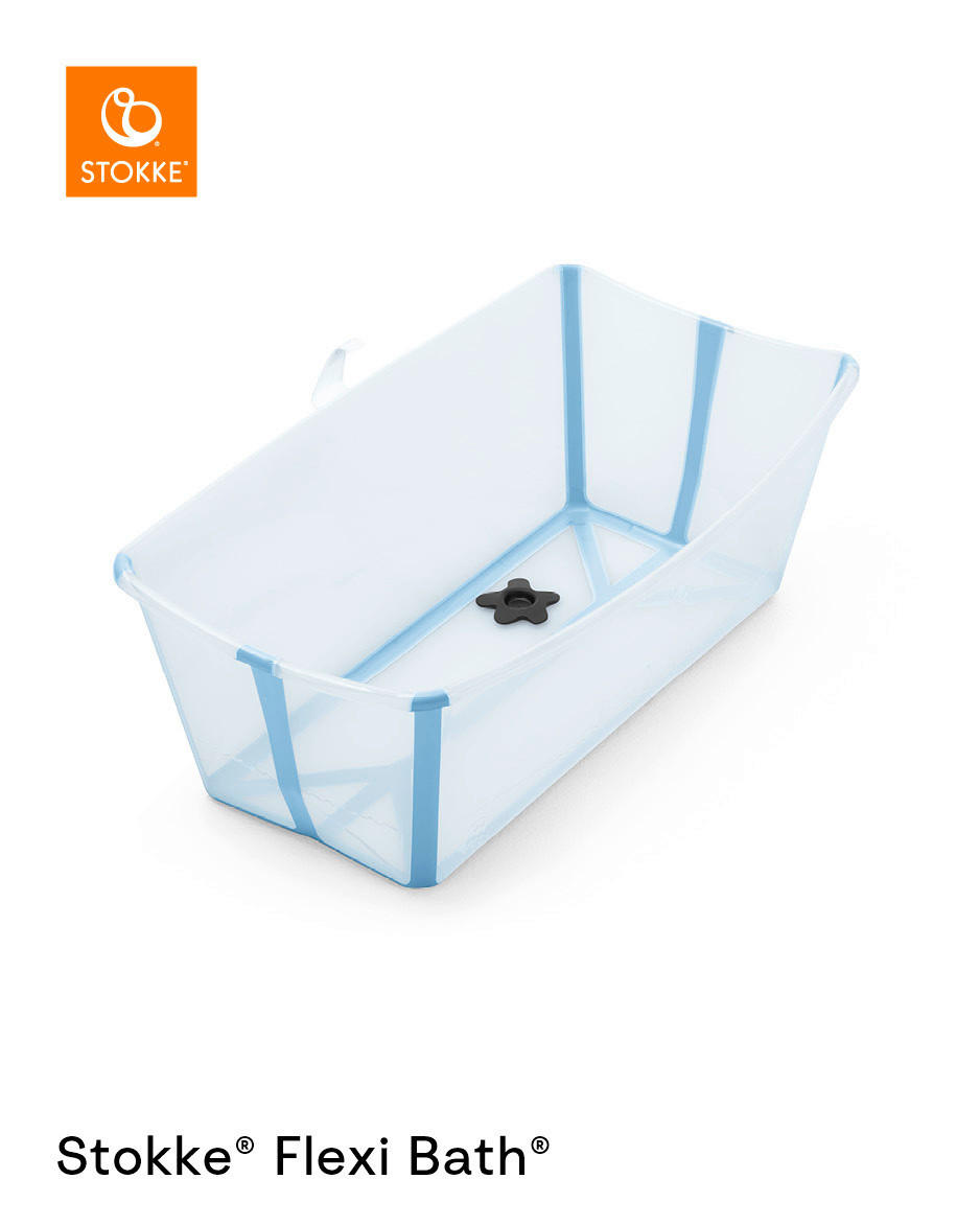 OTROŠKA KOPALNA KAD  FLEXI BATH  24/34/64 cm        - modra, Basics, umetna masa (24/34/64cm) - Stokke