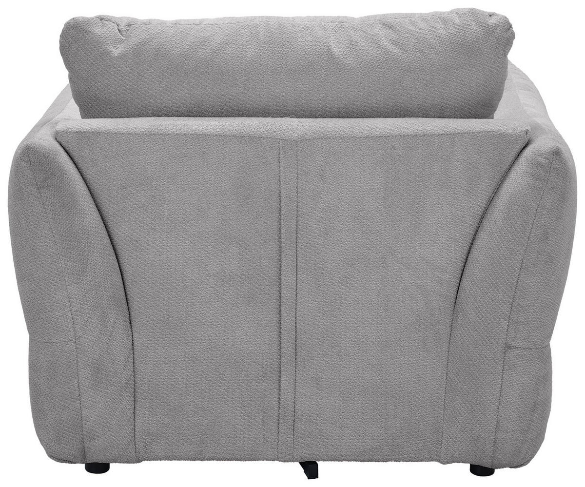 SESSEL in Webstoff Grau  - Schwarz/Grau, KONVENTIONELL, Textil/Metall (112/88/120cm) - Carryhome