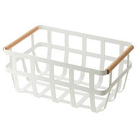 UNIVERSALABLAGE  - Weiss, Basics, Holz/Metall (35,5/22/15,5cm)