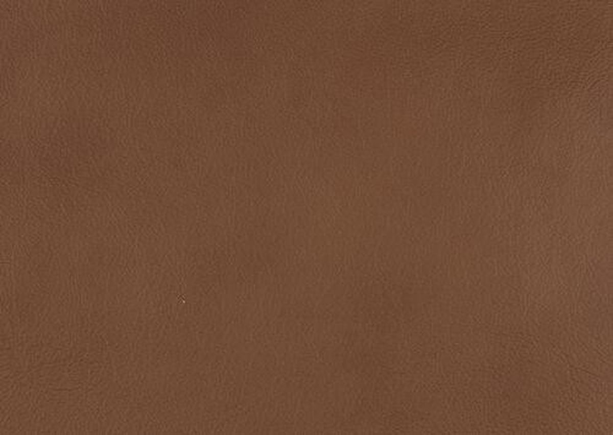 ECKSOFA in Echtleder Braun  - Schwarz/Braun, Design, Leder/Metall (334/172cm) - Valdera