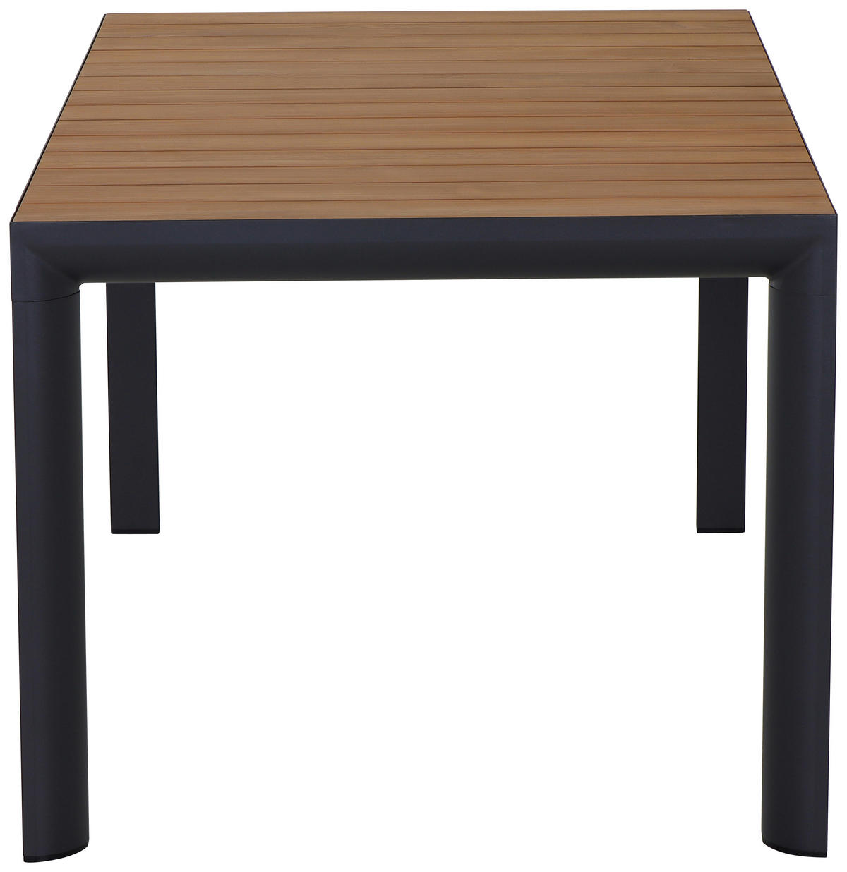 GARTENTISCH 140/90/74 cm Metall rechteckig  - Anthrazit/Teakfarben, Basics, Holz/Metall (140/90/74cm) - Siena Garden