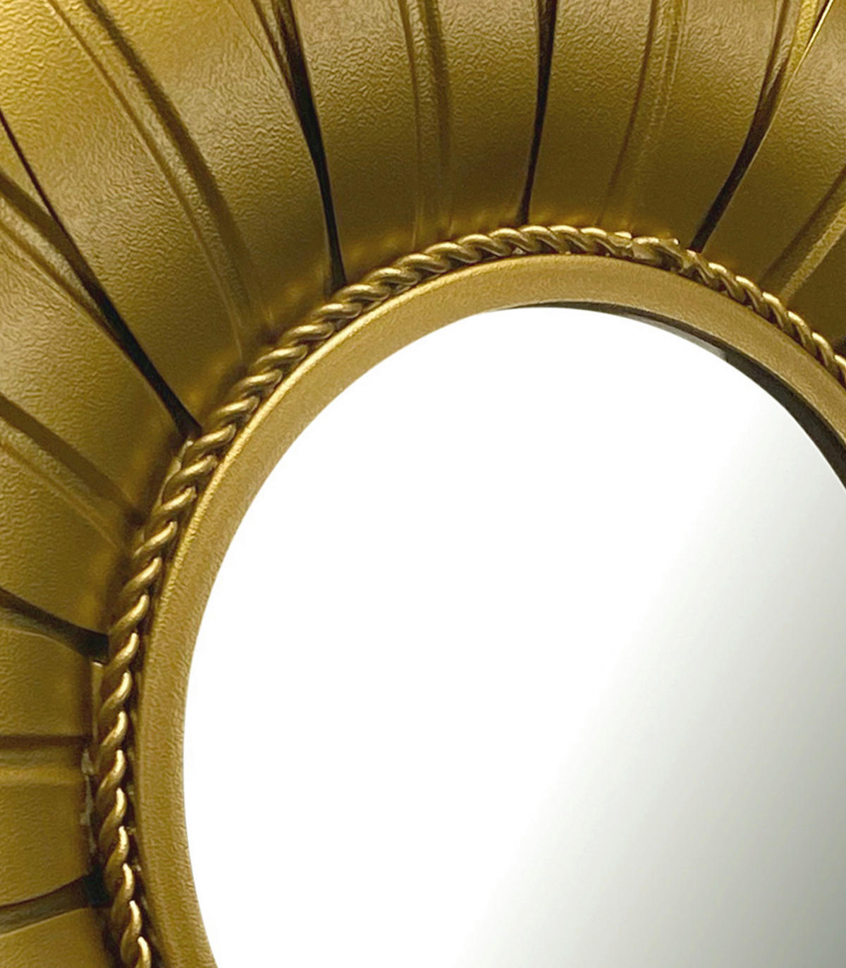 WANDSPIEGEL 60/60/4 cm  - Goldfarben, Design, Glas/Metall (60/60/4cm) - MID.YOU
