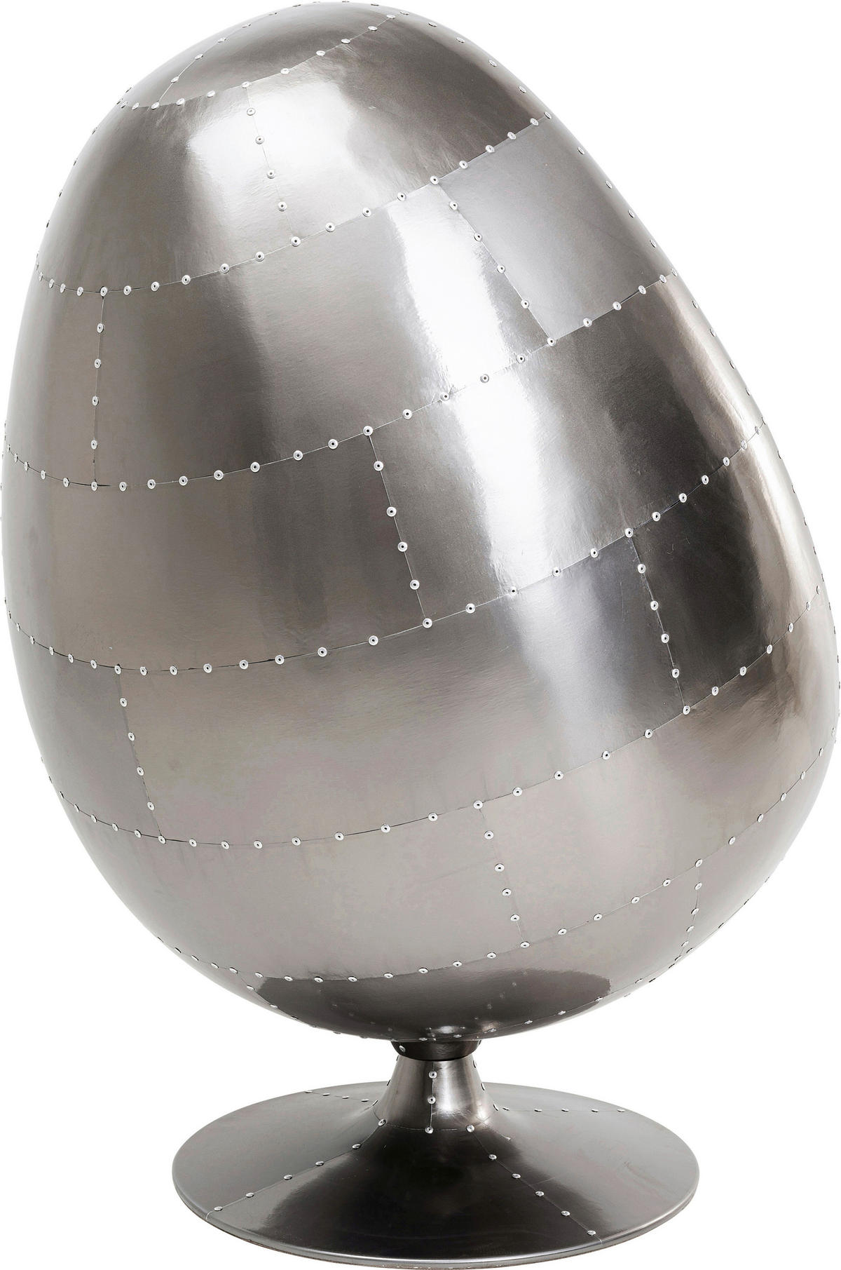 DESIGNSESSEL in Samt Anthrazit, Silberfarben  - Anthrazit/Silberfarben, Design, Kunststoff/Textil (96/105/75cm) - Kare-Design