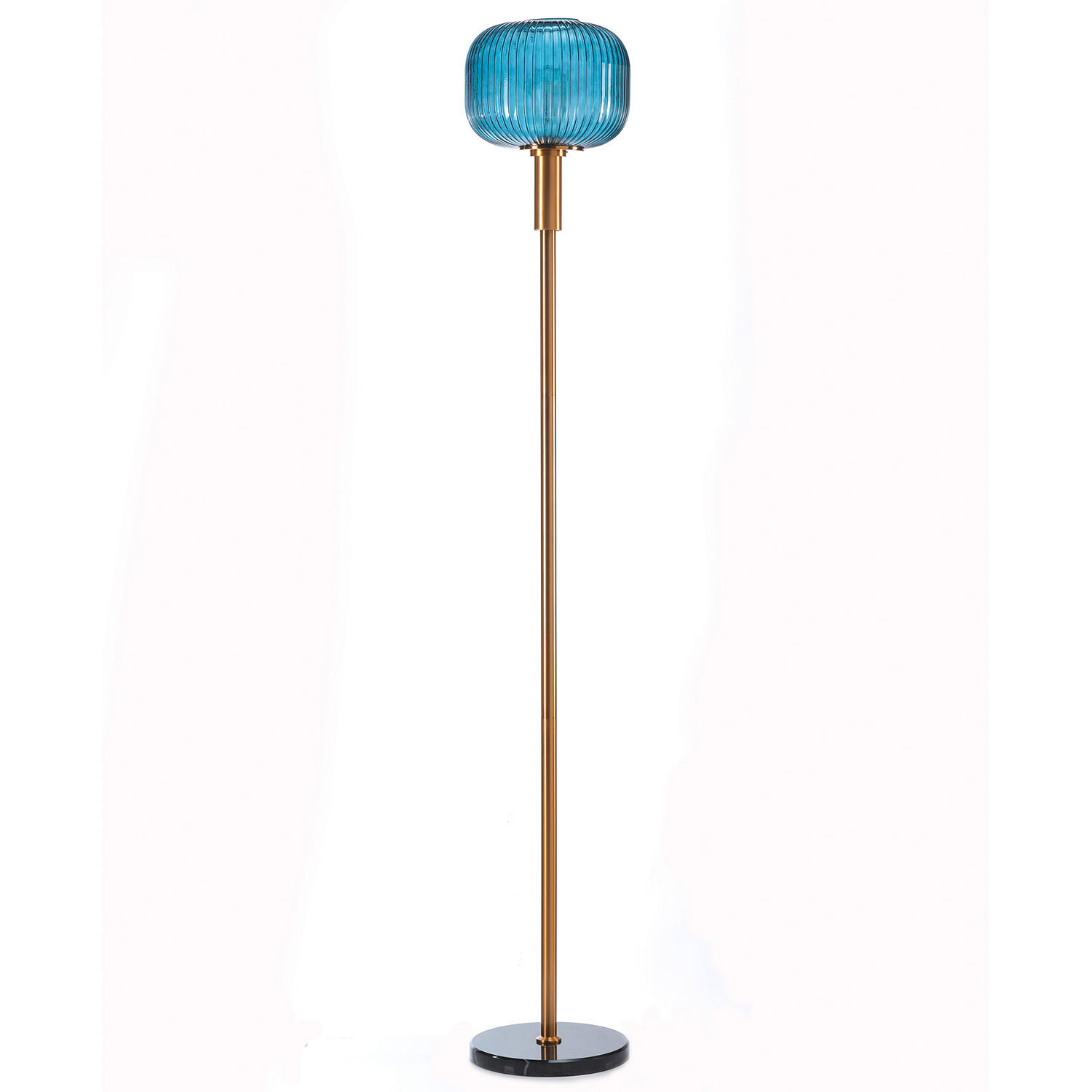 STEHLEUCHTE 24/24/162 cm    - Multicolor/Sahara, KONVENTIONELL, Glas/Kunststoff (24/24/162cm)