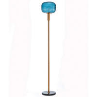 STEHLEUCHTE 24/24/162 cm    - Multicolor/Sahara, KONVENTIONELL, Glas/Kunststoff (24/24/162cm)