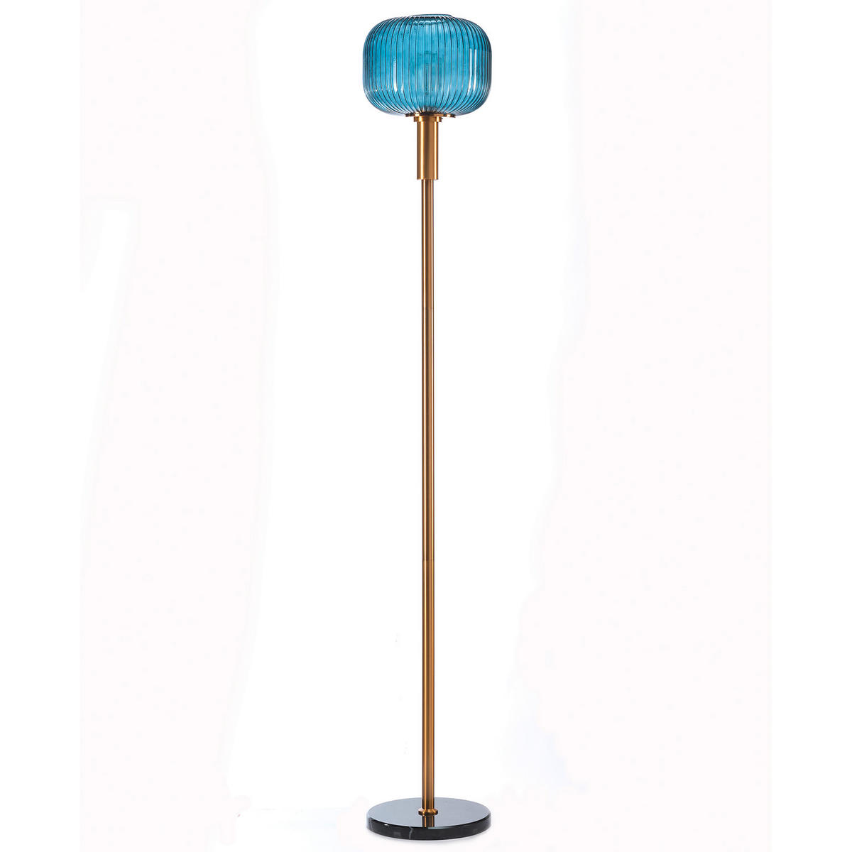 STEHLEUCHTE 24/24/162 cm    - Multicolor/Sahara, KONVENTIONELL, Glas/Kunststoff (24/24/162cm)