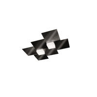 LED-WANDLEUCHTE 38,5/33/5,2 cm  - Schwarz, Design, Metall (38,5/33/5,2cm) - Grossmann