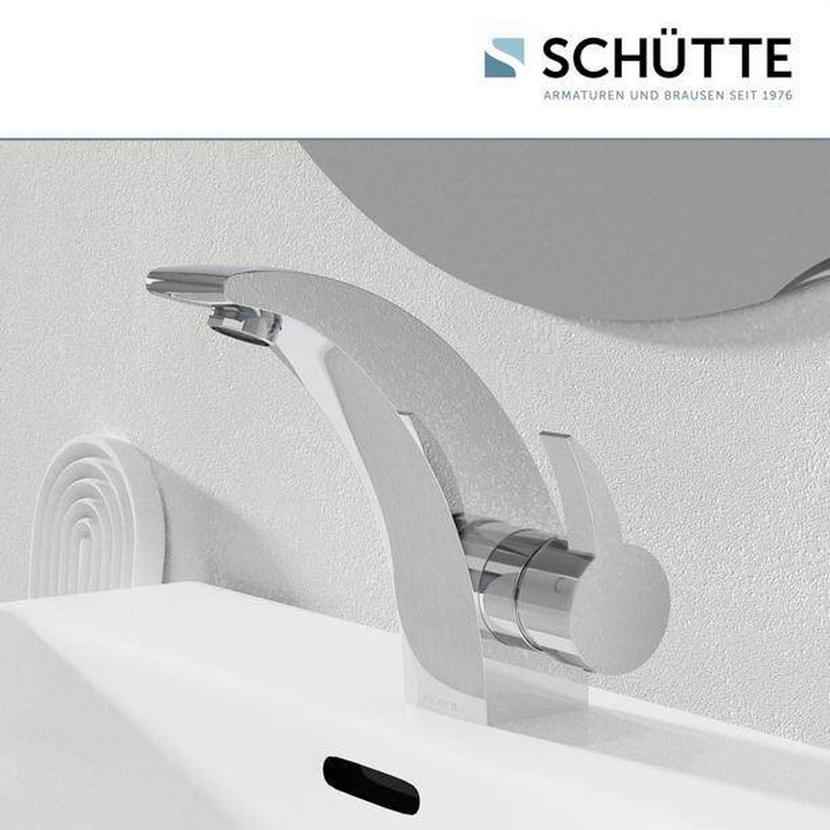 WASCHTISCHARMATUR 98100  - Chromfarben, Metall (5/17/15cm) - Schütte