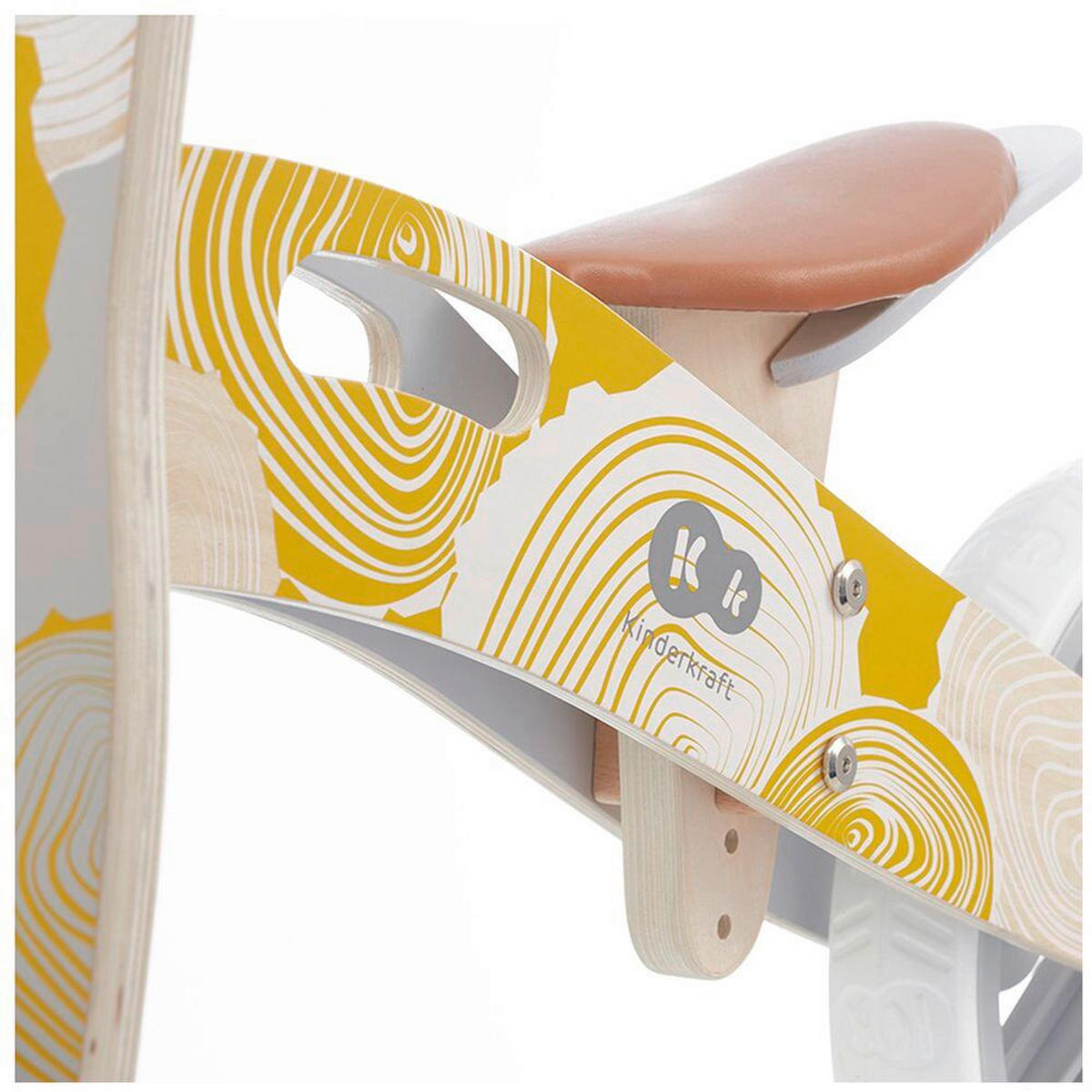 BICIKL GURALICA  RUNNER  - narančasta/siva, Basics, drvo/metal (38/54/83cm) - Kinderkraft