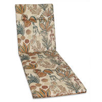 LIEGENAUFLAGE Floral  - Hellbraun/Beige, Basics, Textil (200/4/60cm)