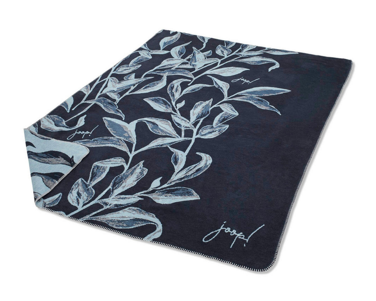WOHNDECKE JOOP! FS 2026 150/200 cm  - Blau/Hellgrau, Natur, Textil (150/200cm) - Joop!