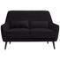 ZWEISITZER-SOFA in Textil Dunkelgrau - Dunkelgrau/Schwarz, Trend, Holz/Textil (135/86/80cm) - Carryhome ZWEISITZER-SOFA in Textil Dunkelgrau - Dunkelgrau/Schwarz, Trend, Holz/Textil (135/86/80cm) - Carryhome