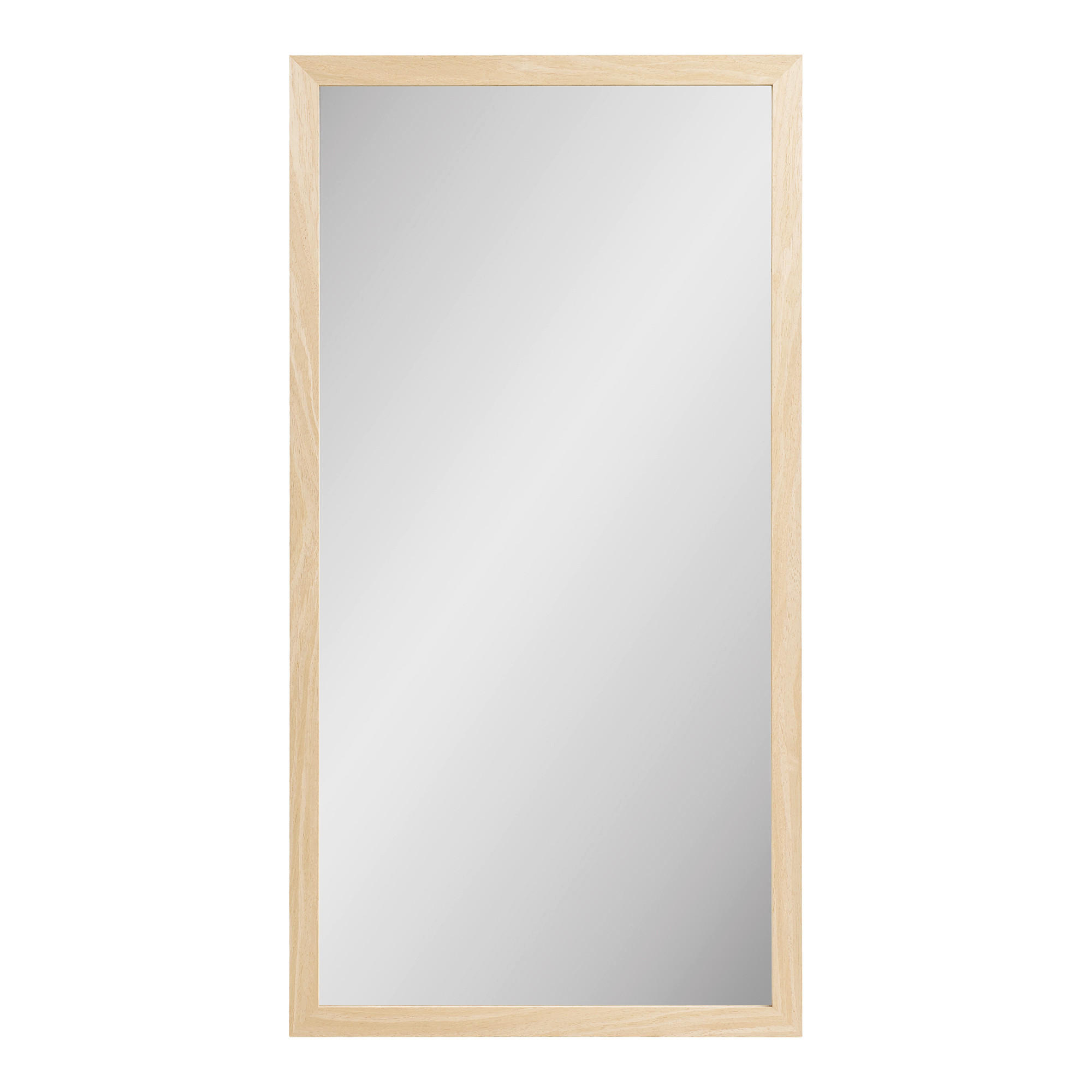 WANDSPIEGEL 45/75/2,5 cm    in rechteckig  - Klar/Naturfarben, Basics, Glas/Holzwerkstoff (45/75/2,5cm)