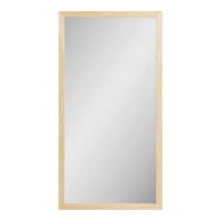 WANDSPIEGEL 45/75/2,5 cm    in rechteckig  - Klar/Naturfarben, Basics, Glas/Holzwerkstoff (45/75/2,5cm)