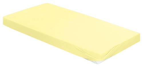 SPANNBETTTUCH Jersey  - Limette, KONVENTIONELL, Textil (150/200cm) - Irisette