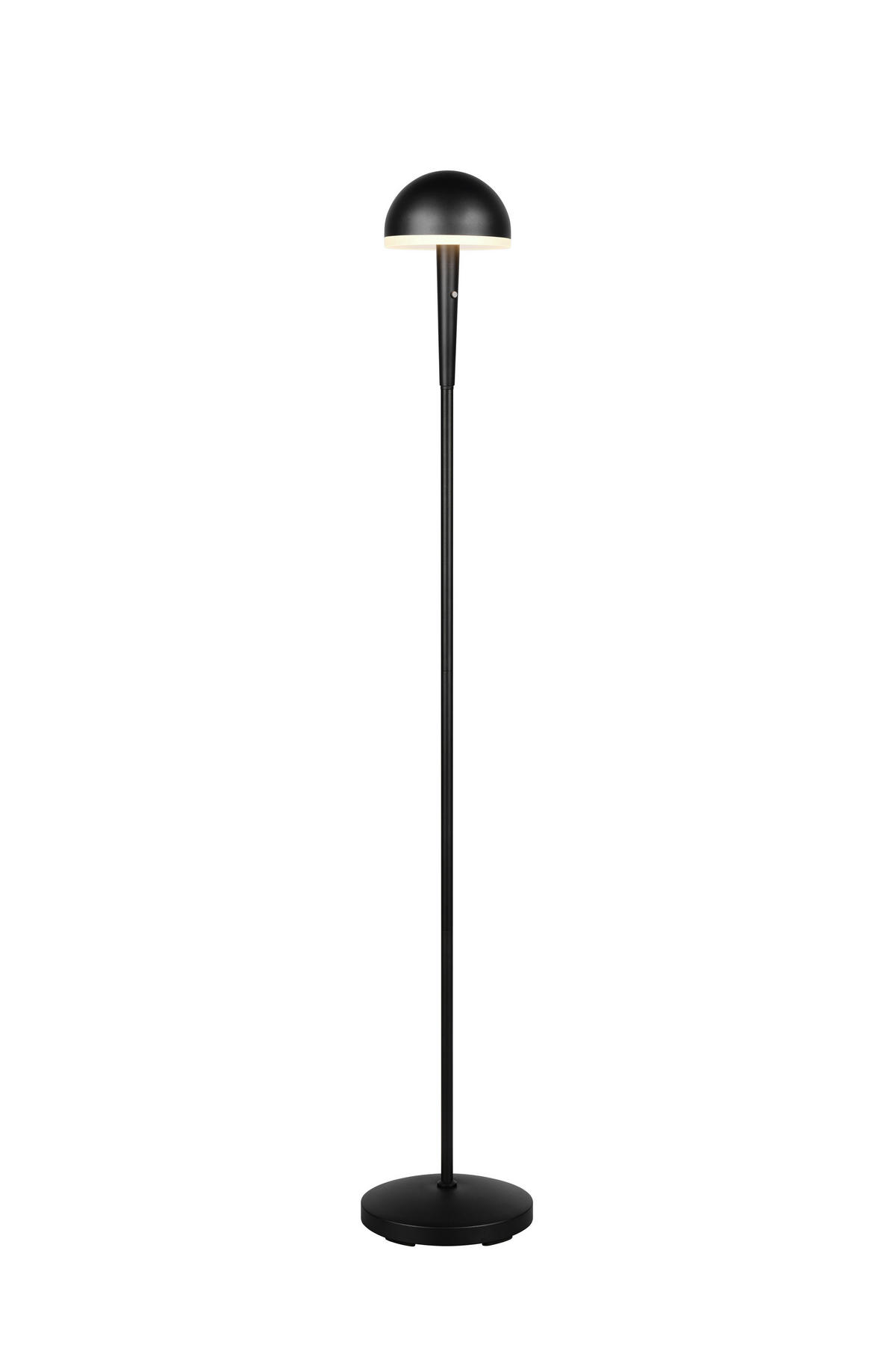 LED-STEHLEUCHTE - Weiss/Schwarz, Basics, Kunststoff/Metall (22/130,5cm)