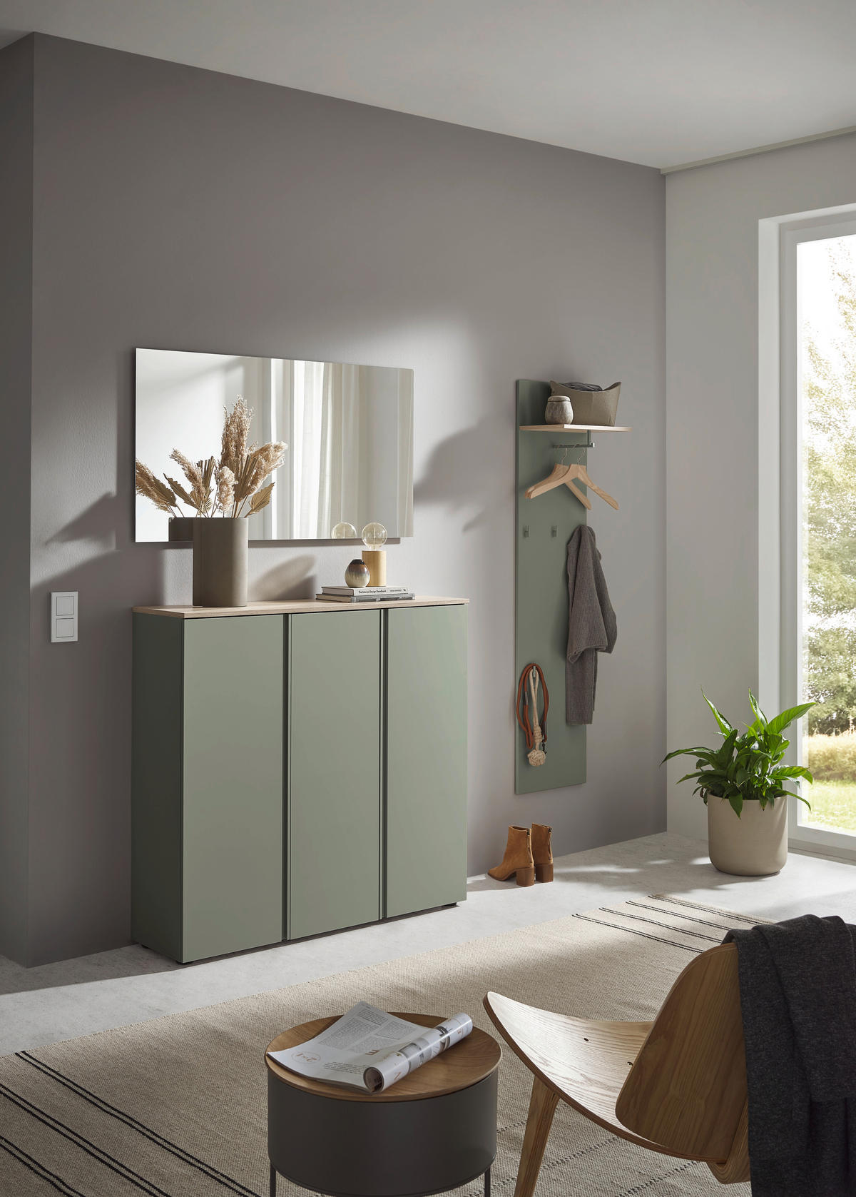 WANDSPIEGEL 120/65/2 cm    in rechteckig  - Klar, Design, Glas/Holzwerkstoff (120/65/2cm) - Voleo