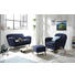 SESSEL in Textil, Holzwerkstoff Blau - Blau/Kieferfarben, Trend, Holz/Holzwerkstoff (82/88/92cm) - Carryhome SESSEL in Textil, Holzwerkstoff Blau - Blau/Kieferfarben, Trend, Holz/Holzwerkstoff (82/88/92cm) - Carryhome