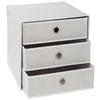 FALTBOX - Silberfarben/Weiß, Design, Karton/Textil (32/32/31,5cm) - Carryhome