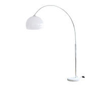 BOGENLEUCHTE  155/208/40 cm   - Silberfarben/Weiß, Design, Kunststoff/Stein (155/208/40cm) - P & B