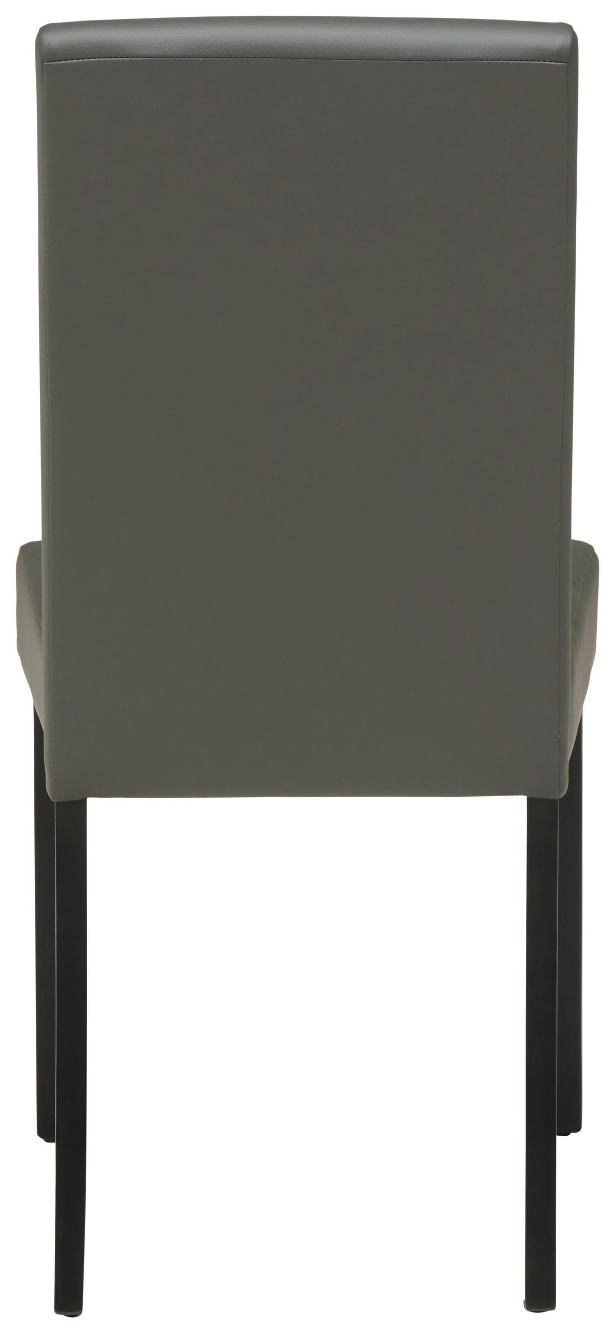 STUHL in Holz Schwarz, Dunkelgrau  - Dunkelgrau/Schwarz, Basics, Holz (57/96/44cm) - Livetastic