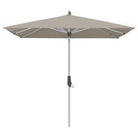 SONNENSCHIRM 240 cm  - Graubraun/Silberfarben, Basics, Textil/Metall (240/240cm) - Glatz