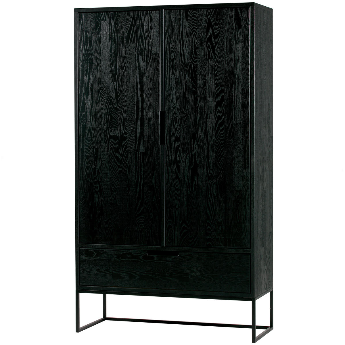 MEHRZWECKSCHRANK 85/149/35,5 cm  in Schwarz  - Schwarz, Design, Holz/Metall (85/149/35,5cm) - Livetastic