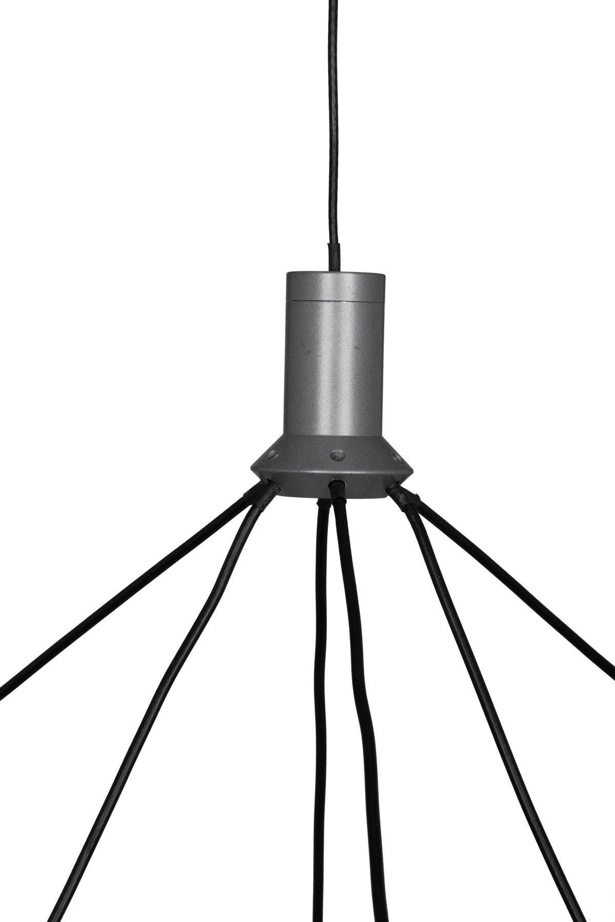 ZÁVĚSNÉ LED SVÍTIDLO, 60/150 cm  - šedá, Lifestyle, kov (60/150cm) - Ambiente