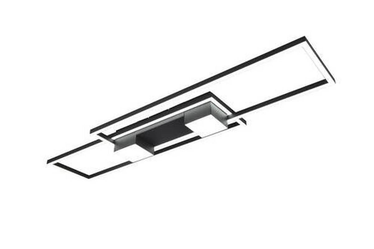 LED-DECKENLEUCHTE 100/8/28 cm   - Schwarz, Basics, Metall (100/8/28cm)