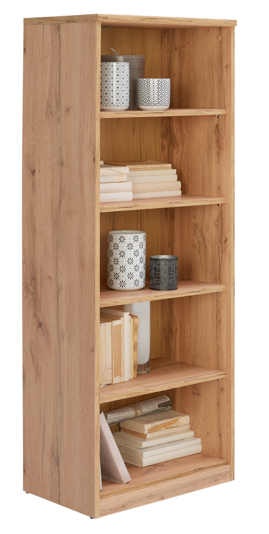 Etajeră, 55/148/36 cm, stejar Wotan,