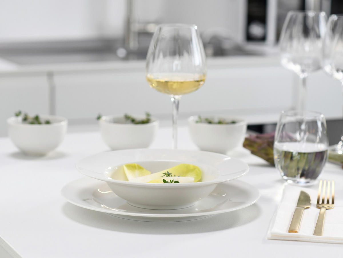 TAFELSERVICE Creme Venice Creme 12-teilig  - Creme, Basics, Keramik - Creatable