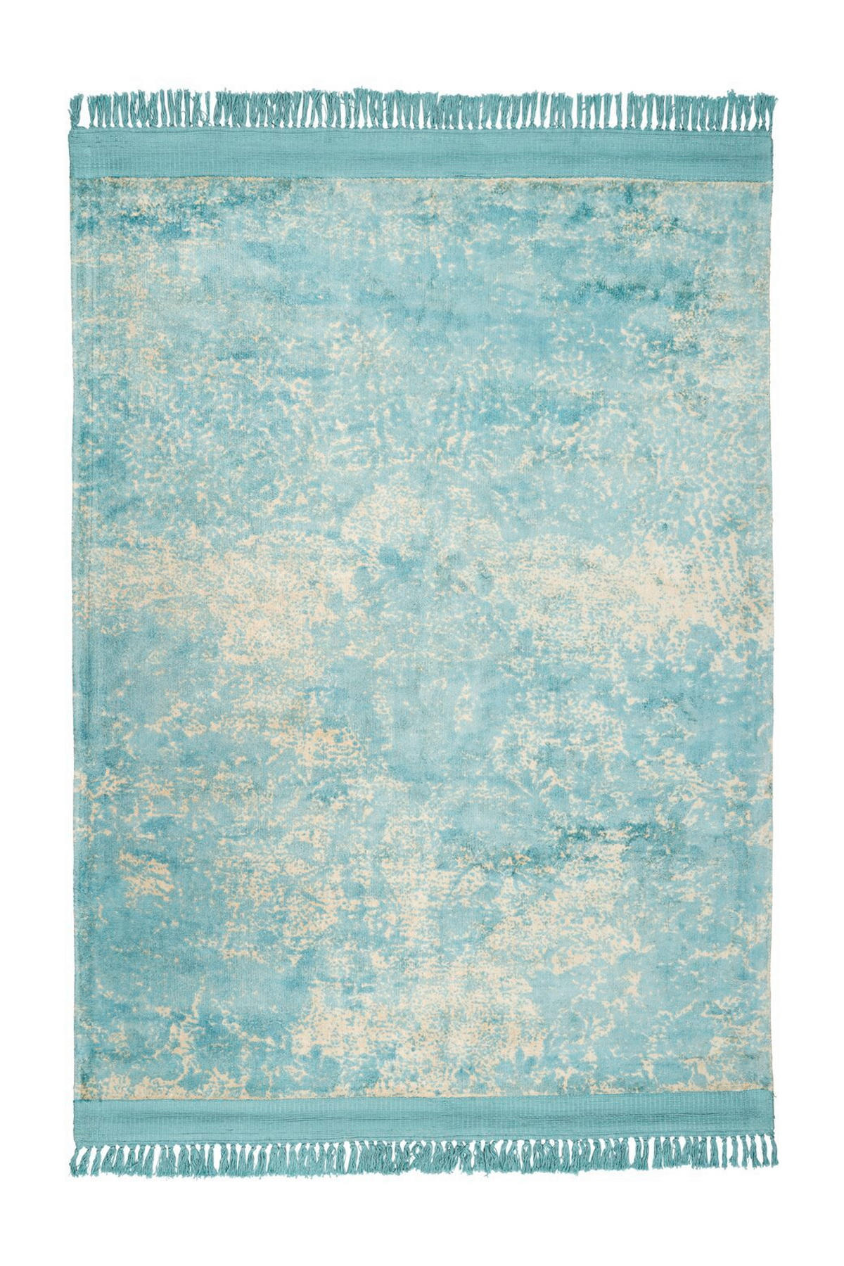 FLACHWEBETEPPICH 120/170 cm Dolce Vita 125 Petrol  - Petrol, Design, Textil (120/170cm) - Novel