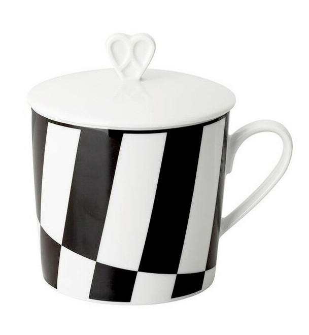 ŠALICA   380 ml   Home Monochrome   - bijela/crna, Basics, keramika (16/16/9.7cm) - Rosenthal