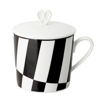 ŠALICA   380 ml   Home Monochrome   - bijela/crna, Basics, keramika (16/16/9.7cm) - Rosenthal