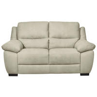 2-SITZER-SOFA in Greige  - Wengefarben/Weiss, Konventionell, Holz/Textil (210/96/99cm) - Livetastic