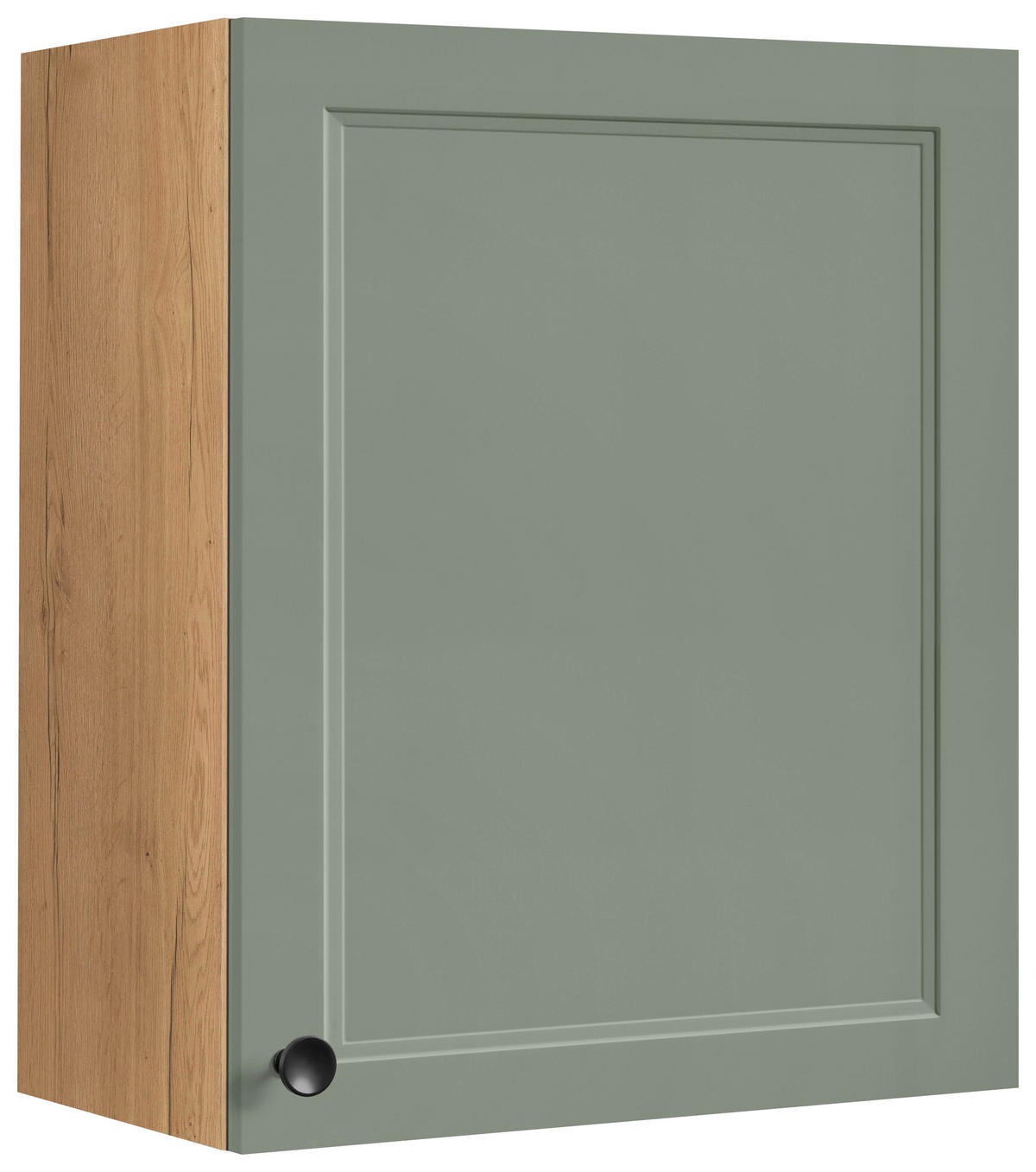 KÜCHENOBERSCHRANK 60/72/35 cm  in Grün, Eichefarben  - Eichefarben/Schwarz, MODERN, Holzwerkstoff/Metall (60/72/35cm) - Nobilia