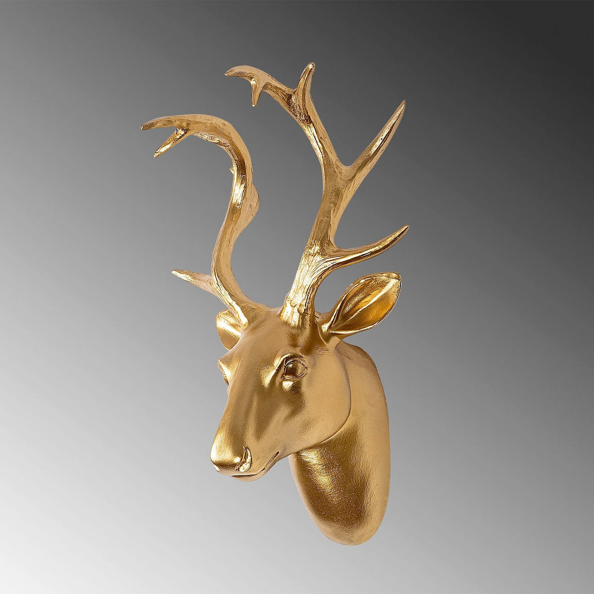 WANDDEKO Kunststoff  - Goldfarben, Basics, Kunststoff (26/38/17cm) - X-Mas