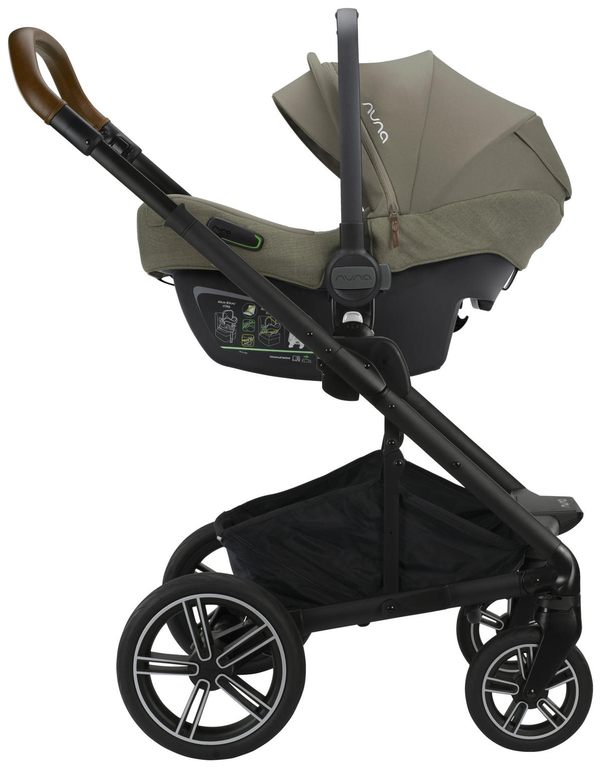 BABYSCHALE PIPA NEXT PINE   - Grün, Basics, Kunststoff/Textil (45/35/60cm) - Nuna