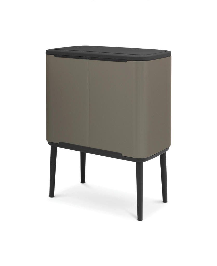 ODPADKOVÝ KOŠ  36 l - šedá/černá, Design, kov/plast (54/68/31,5cm) - Brabantia