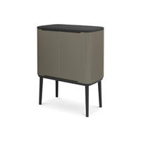 ODPADKOVÝ KÔŠ  36 l - čierna/sivá, Design, kov/plast (54/68/31,5cm) - Brabantia