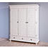 DREHTÜRENSCHRANK 166/199/57 cm - Weiß, LIFESTYLE, Holz/Metall (166/199/57cm) - Carryhome