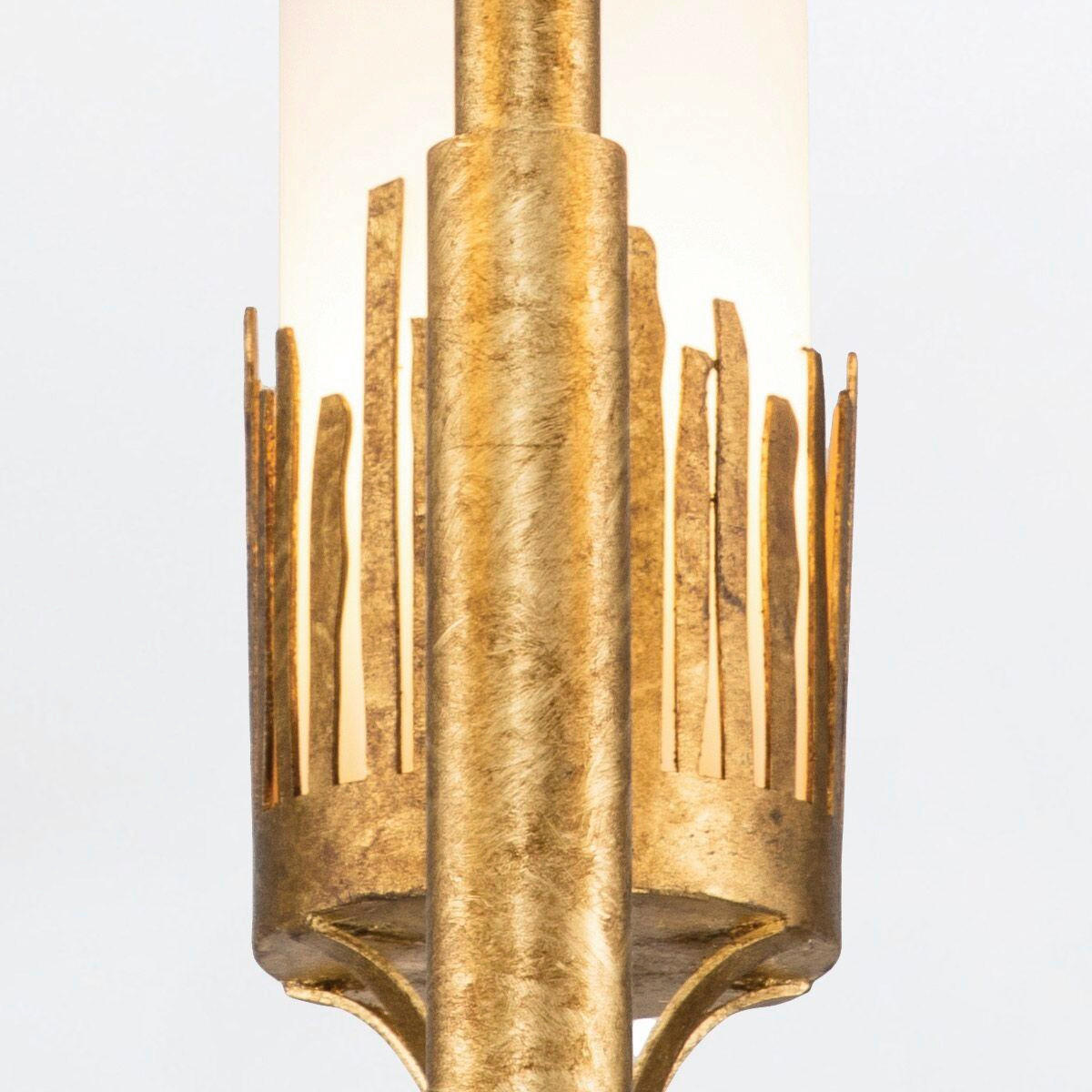 KRONLEUCHTER Quintiesse 81,3/50,8/50,8 cm  - Goldfarben, KONVENTIONELL, Glas/Metall (81,3/50,8/50,8cm) - Elstead Lighting